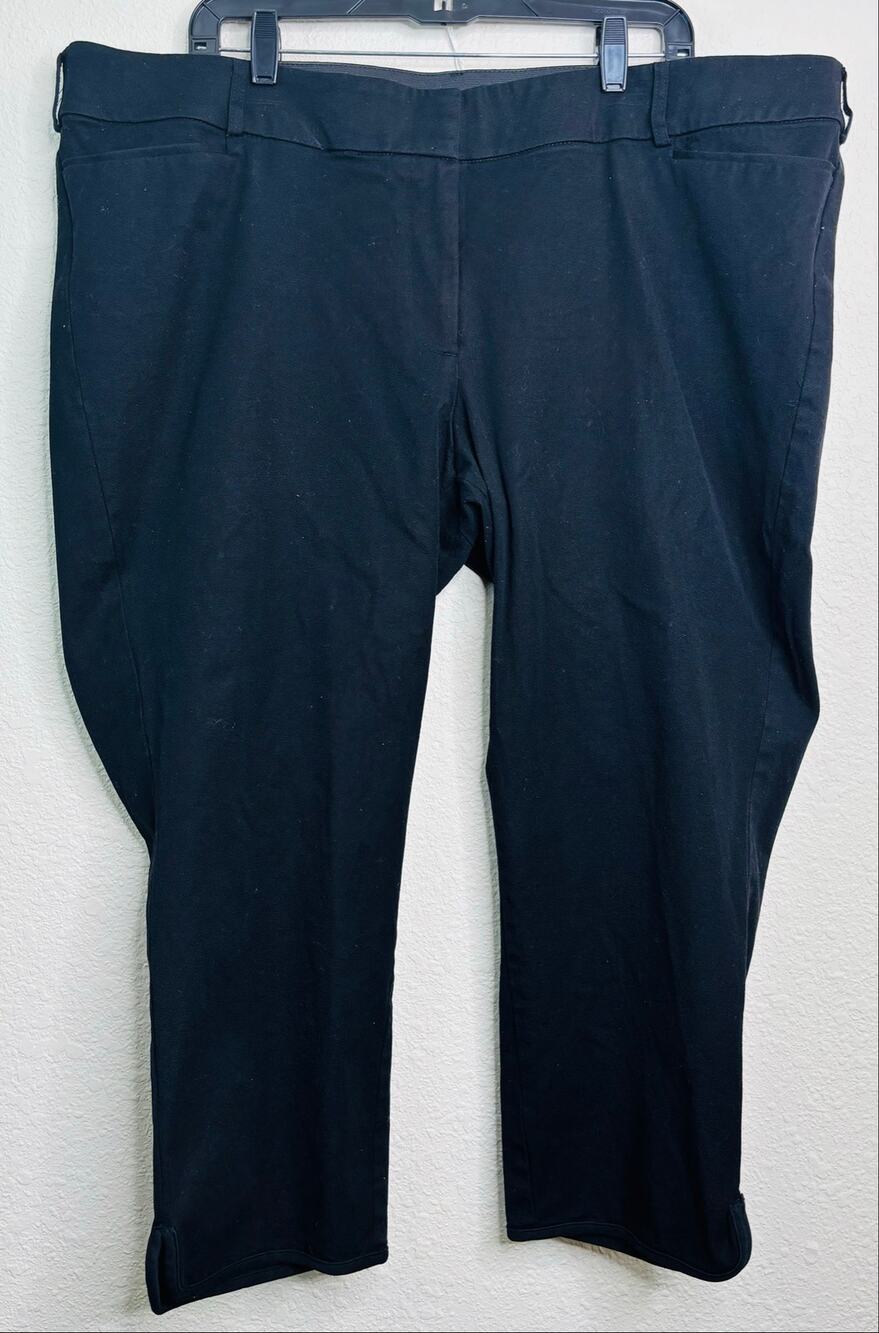 Lane Bryant "Deluxe Allie" Women's Black Capri Pants, NWOT, Size 22